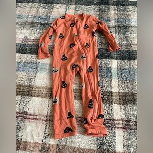 Kyte Bamboo Sleeper Pumpkin Halloween Fall 6-12